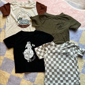 Brave Little Ones short sleeve T-shirts, 4 pack